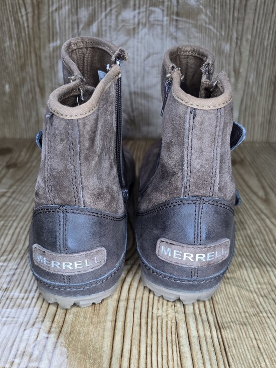 Merrell Women\'s Haven Duo Brown Suede Side Zip Ankle Boots Size 8.5 main image 8